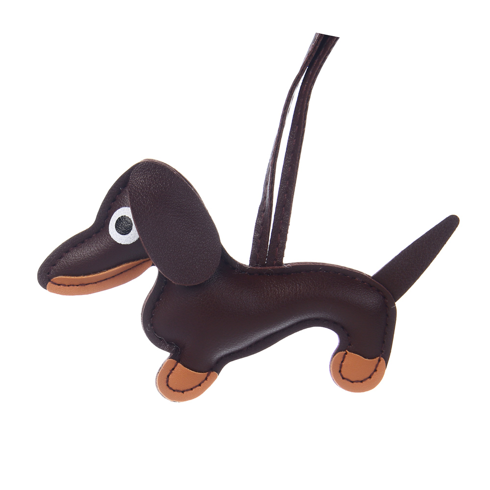 Подвеска брелок тм ЮL Такса, ПУ, 22х12,5 см, 3 цвета - #2