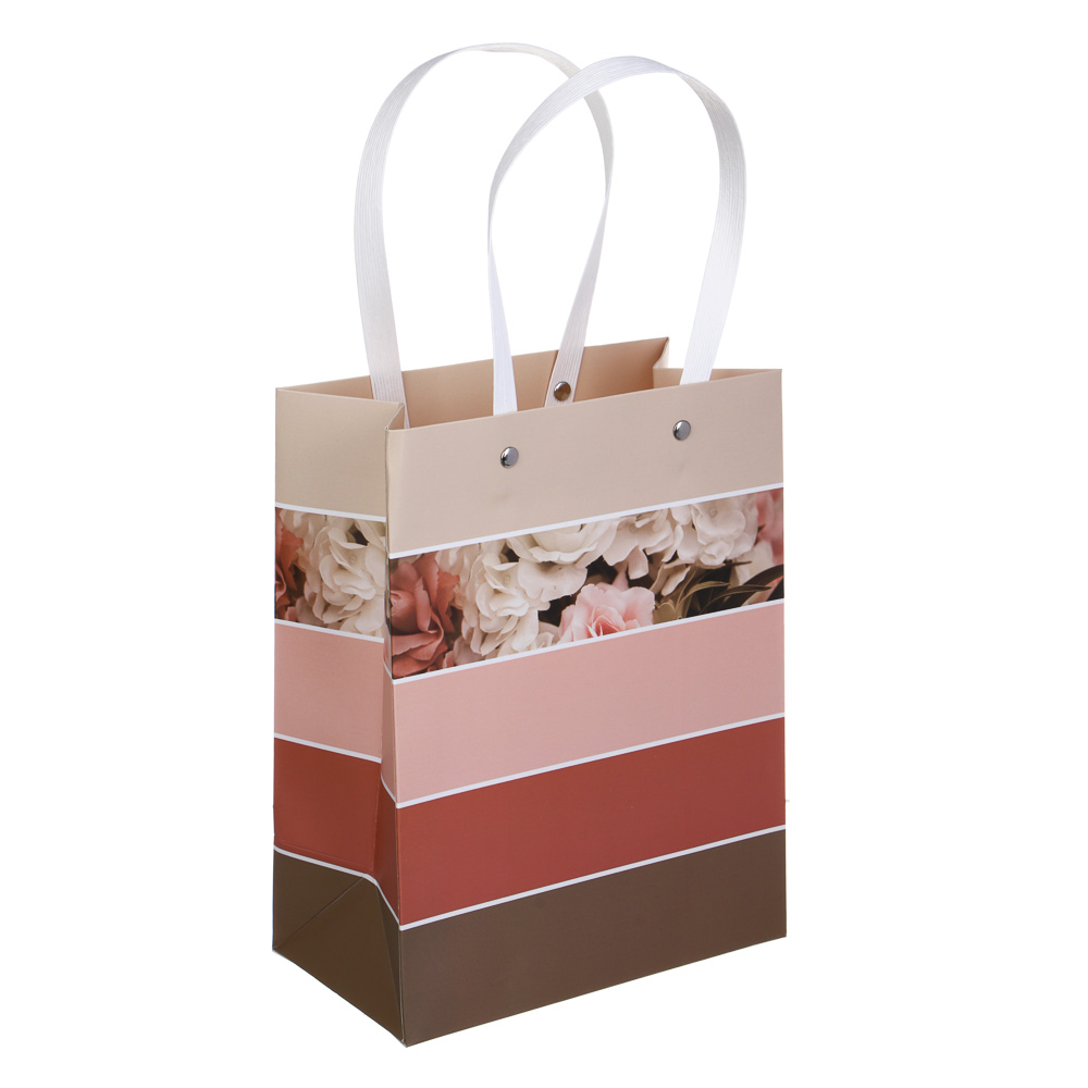 Пакет подарочный из высококачественной бумаги, 23х18х10 см, 210 г., 4 дизайна, арт.4 - #2