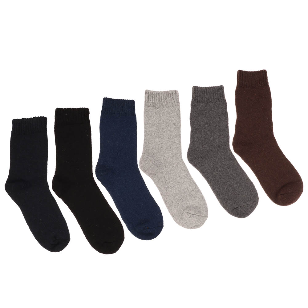 Носки мужские махровые "полушерсть", 65% полушерсть, 15% акрил, 10% спандекс, 10% эластан, р. 40-44 - #4