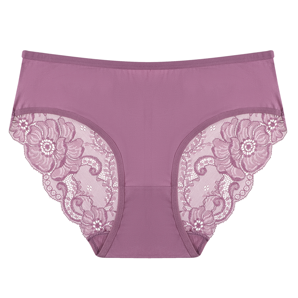 Трусы женские с кружевом, р.48-50, 95% хлопок, 5% спандекс, Cotton #9922 - #9