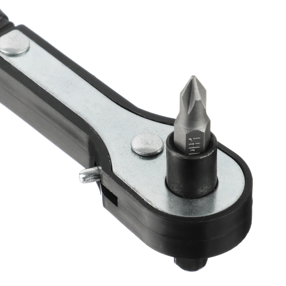 РОКОТ Набор бит и торцевых головок с трещоткой, 19 предметов - #6