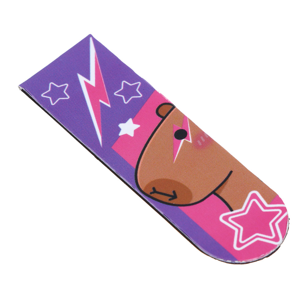 Магнитные закладки, 6 шт., "Панда/Капибара", 12x1,9см, размер упаковки 18,3x10,3см - #4