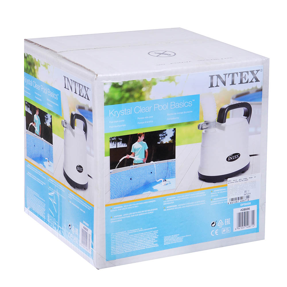 INTEX Насос для слива воды из бассейна, 220-240В, ПЭ, ПП, 28606 - #2