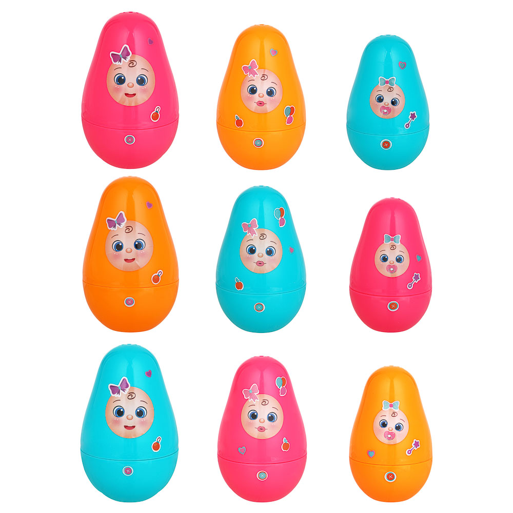 ИГРОЛЕНД Питомец с наклейками в матрешке, PP, 8х8х13 см, 18 диз. - #3