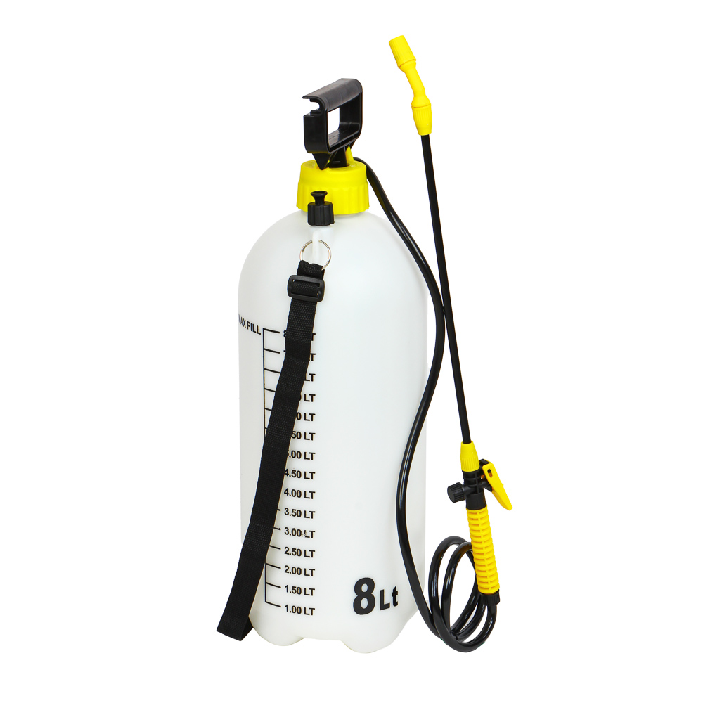 ЕРМАК Опрыскиватель помповый 8л, шланг 1,2м, вес 0,92 кг, расх 0,9л/мин, распыл 7,5 м, раб.2-4Бар. - #4