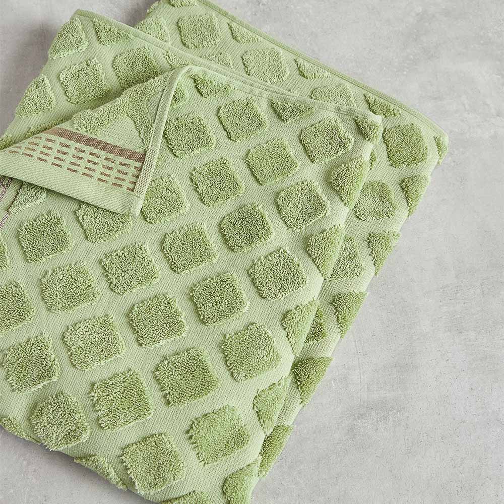 PROVANCE Эвкалипт Полотенце махровое, 100% хлопок, 70х130см, 420гр/м, зеленый - #3