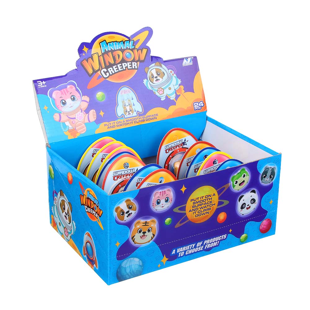 ИГРОЛЕНД Игрушка антистресс липкие лапки "Животные", 10,8х9,9х2,2см, TPR, пластик, 12 дизайнов - #4