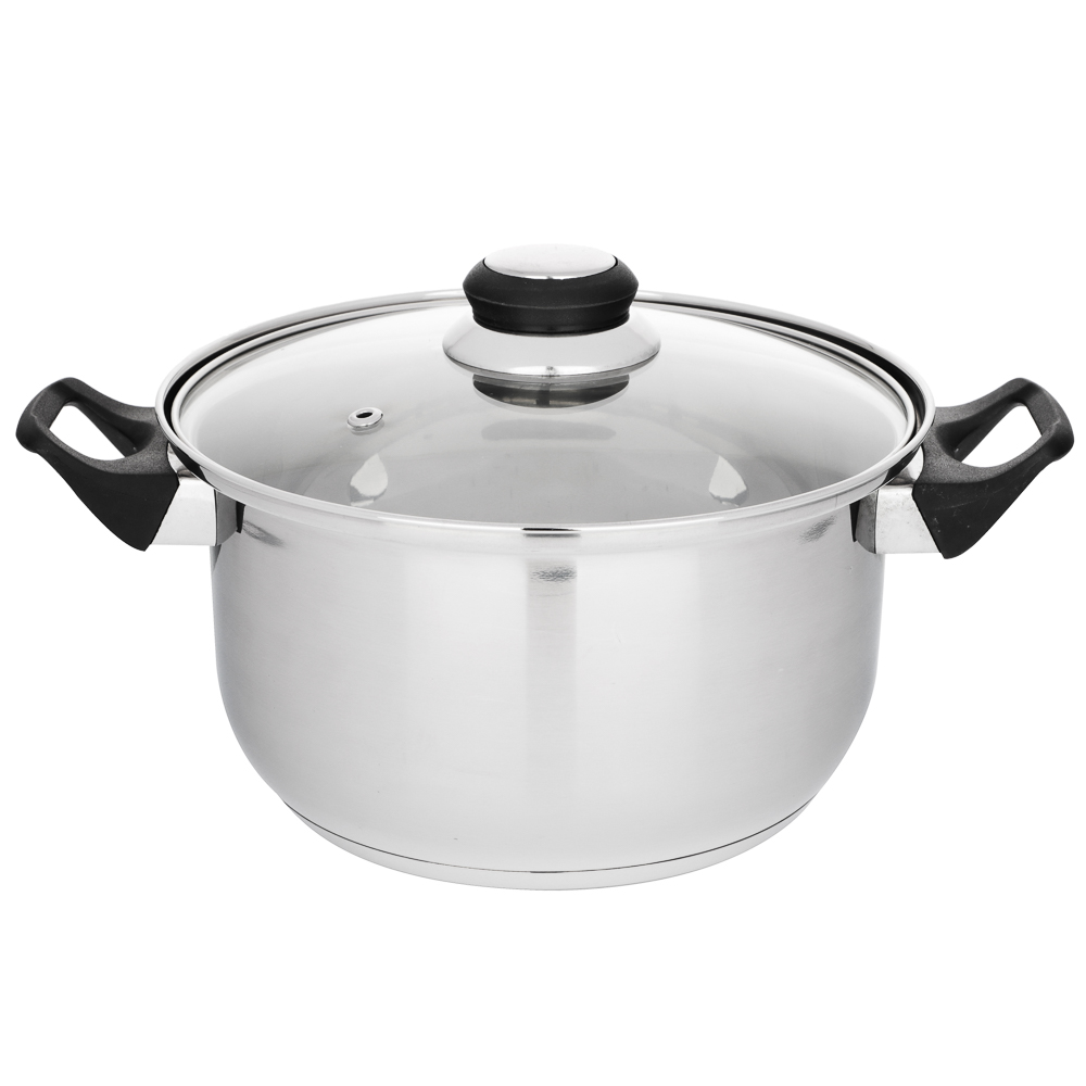 Стрейтон Кастрюля 20х11,5см, 2,9л, со стекл. крышкой - #1