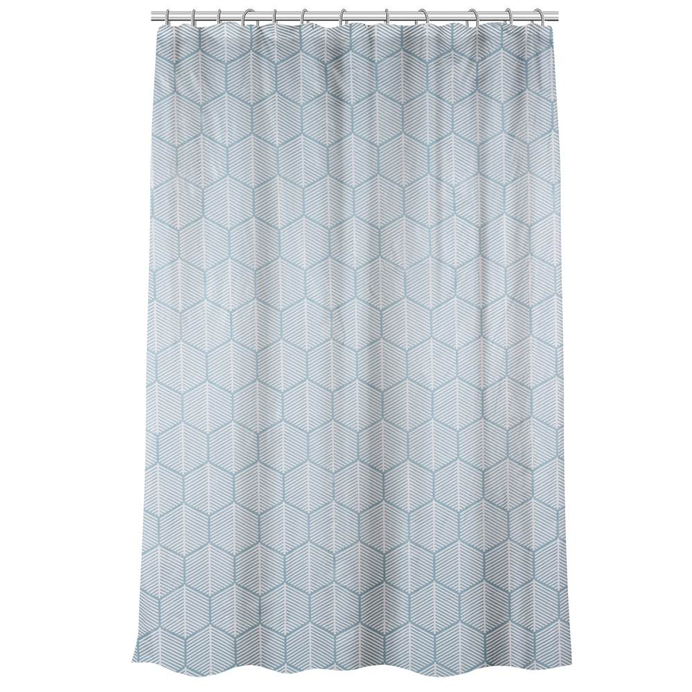 VETTA Шторка для ванной, ПЕВА, 30 г/м2, 180x180 см, Плитка, 607 - #1