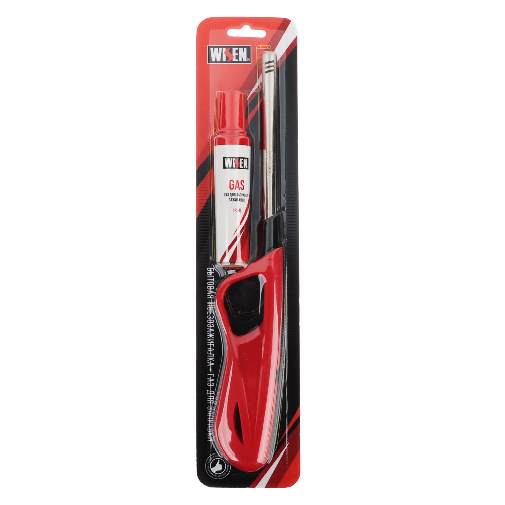 WISEN Зажигалка кухонная газовая HANDY GAS, газ для заправки в комплекте, 34512 - #6