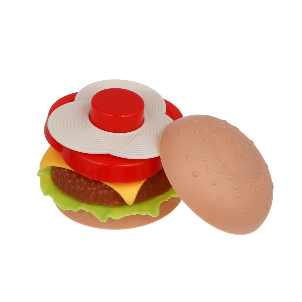 ИГРОЛЕНД Набор продуктов "Гамбургер мини", составной, ABS, 6х6х4,7 см - #4