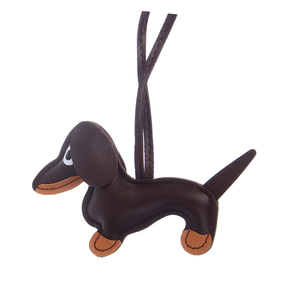 Подвеска брелок тм ЮL Такса, ПУ, 22х12,5 см, 3 цвета - #5