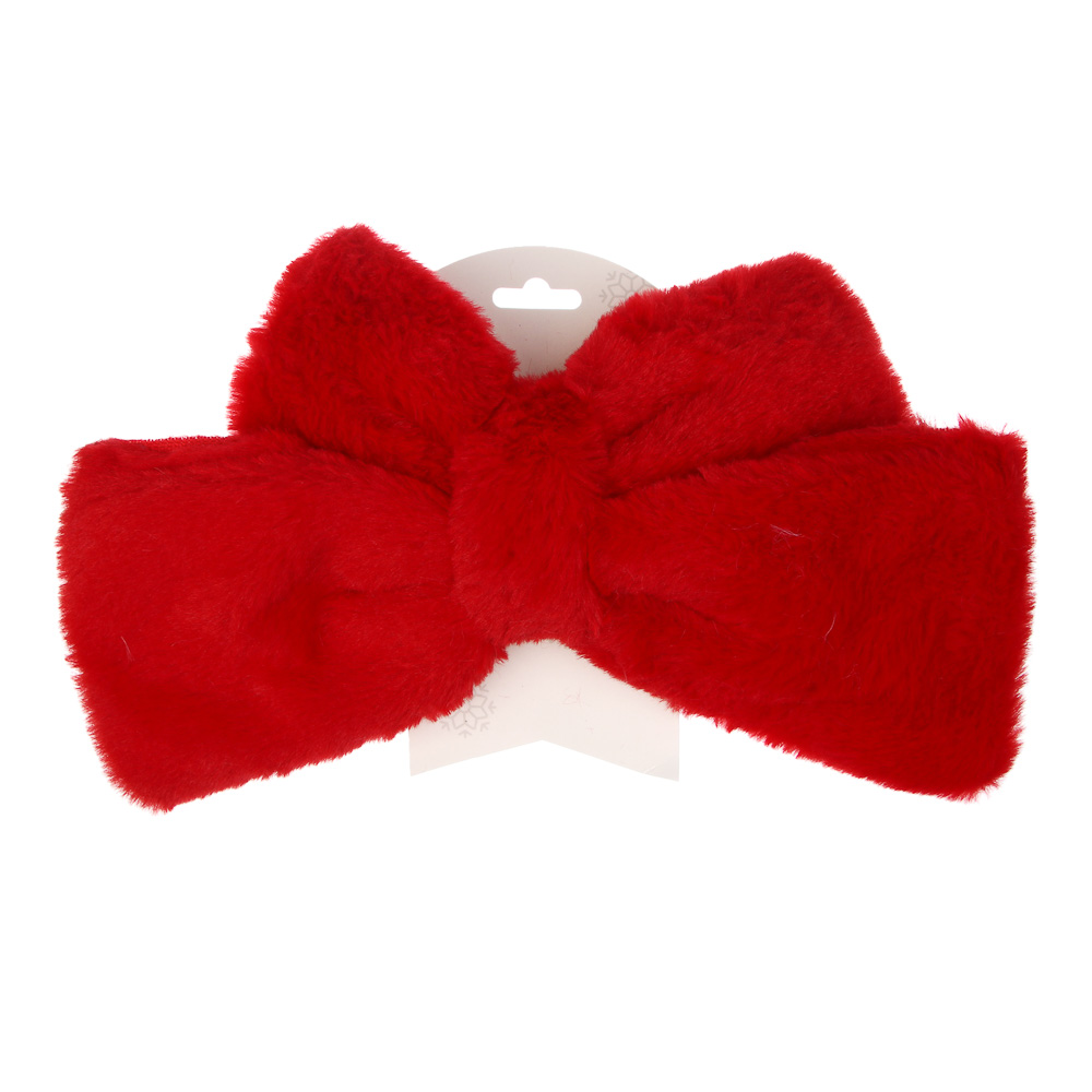 СНОУ БУМ Бант 20x24 см 1 шт, полиэстер, красный - #6