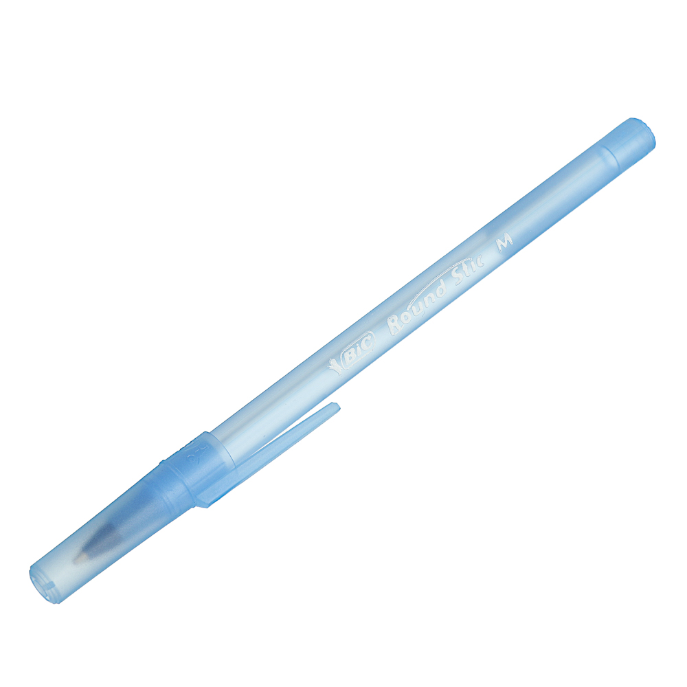 BIC Ручка шариковая синяя "Раунд Стик", 0,32мм, пластик, инд.маркировка, 934598 - #1