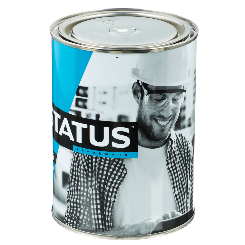 STATUS Эмаль ПФ-115 Белая 0,8кг (для металлических, деревянных, бетонных поверхностей) - #2