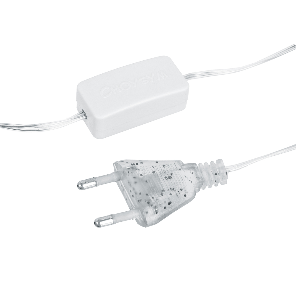 СНОУ БУМ Гирлянда эл. вьюн 9м, 100 LED, белый, пост. свечение, ПВХ прозр., 220В - #4