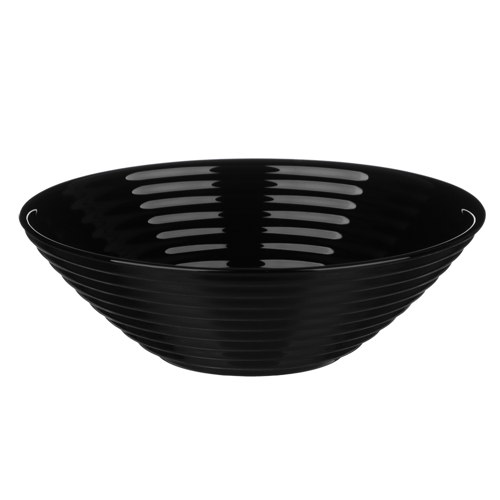 MILLIMI Бароло Салатник 16см черный опаловое стекло - #1