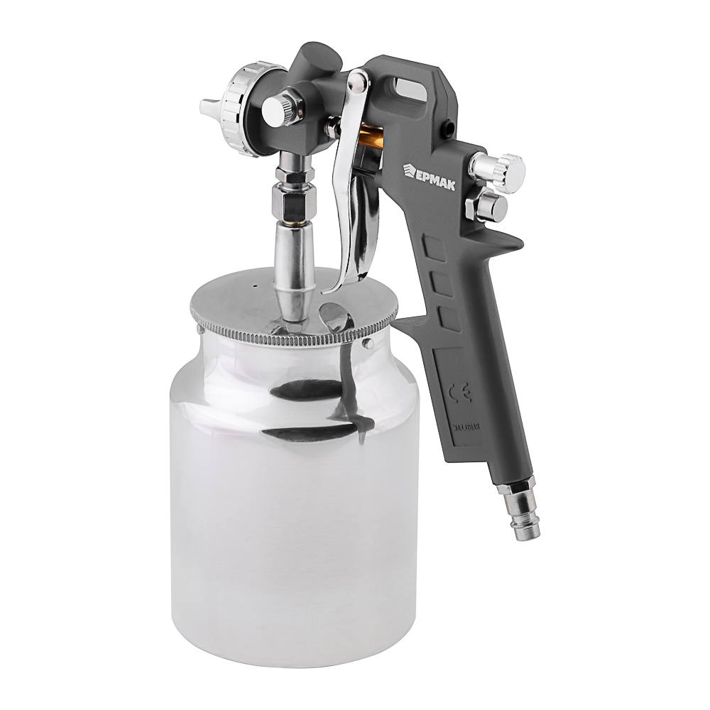 ЕРМАК Краскораспылитель 1000мл, с нижним бачком, 162C - #3