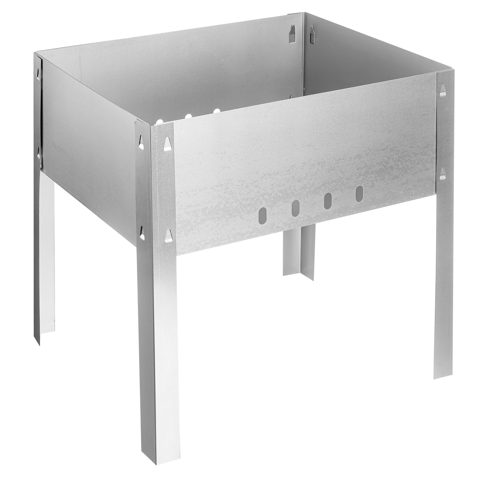 Мангал сборный "Эконом" тм GRILLBOOM, сталь 0,4мм, 35x25x35см - #1