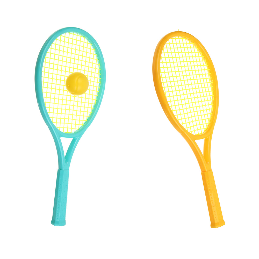 Набор для бадминтона для детей, тм BY SPORT, 2 ракетки, 2 мяча, в сетке, пластик, полиэстер - #3