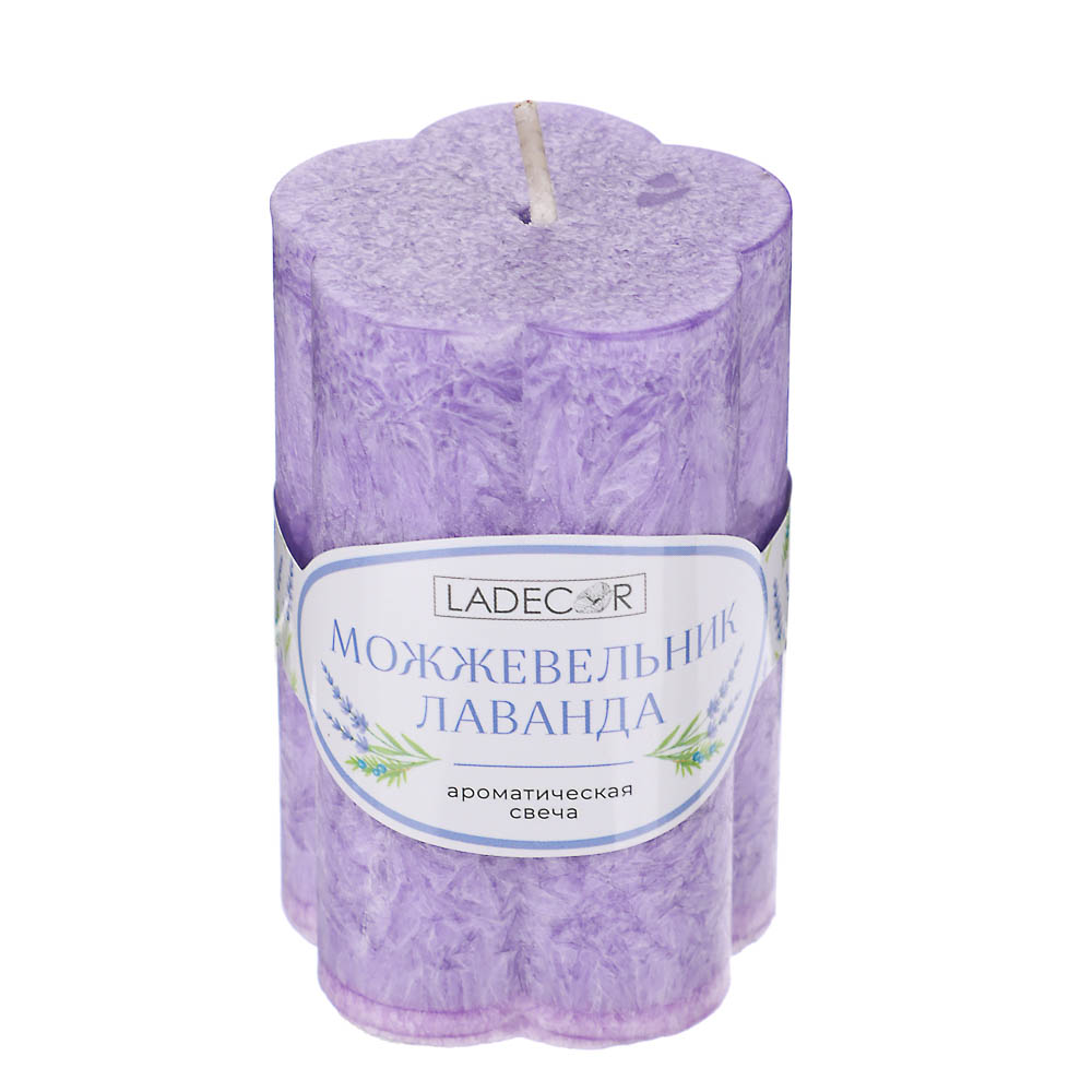 LADECOR Свеча столбик в форме цветка, парафин, 5x7,5 см, 6 цветов - #10