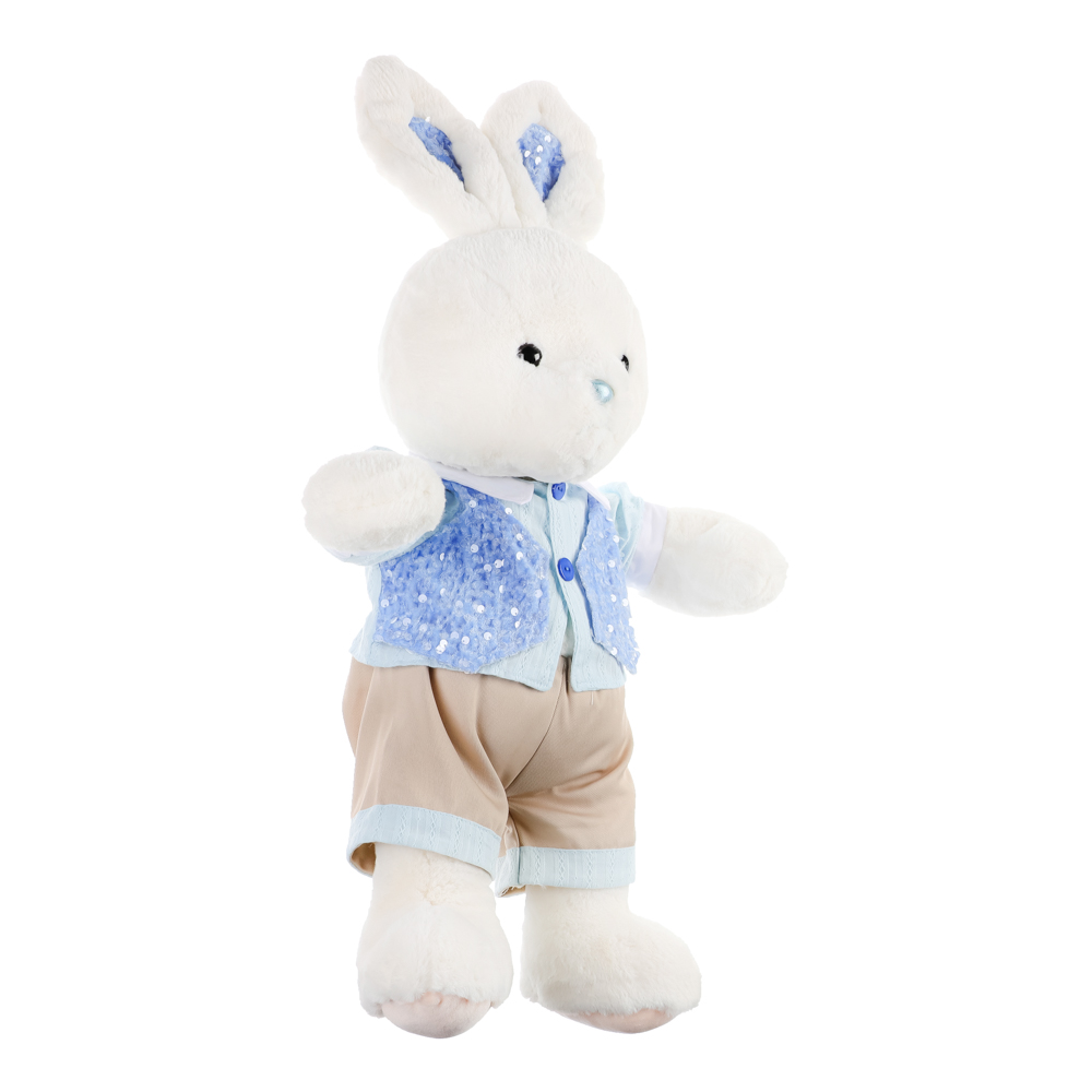 Сувенир интерьерный в виде зайца, 65 см, полиэстер, мальчик в костюме - #2