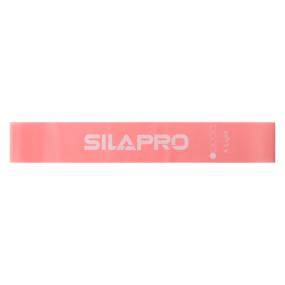 SILAPRO Набор фитнес резинок 5шт (2,5кг, 4,5кг,7кг, 9кг, 14кг), 60х5см, латекс - #19