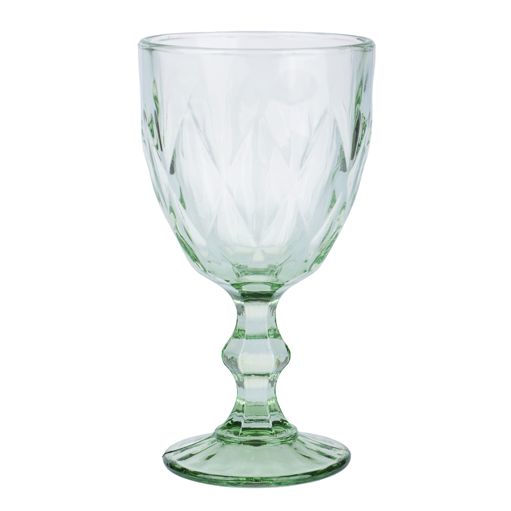 Бокал для вина тм MILLIMI Ромб, 320мл, стекло, цвет - #5