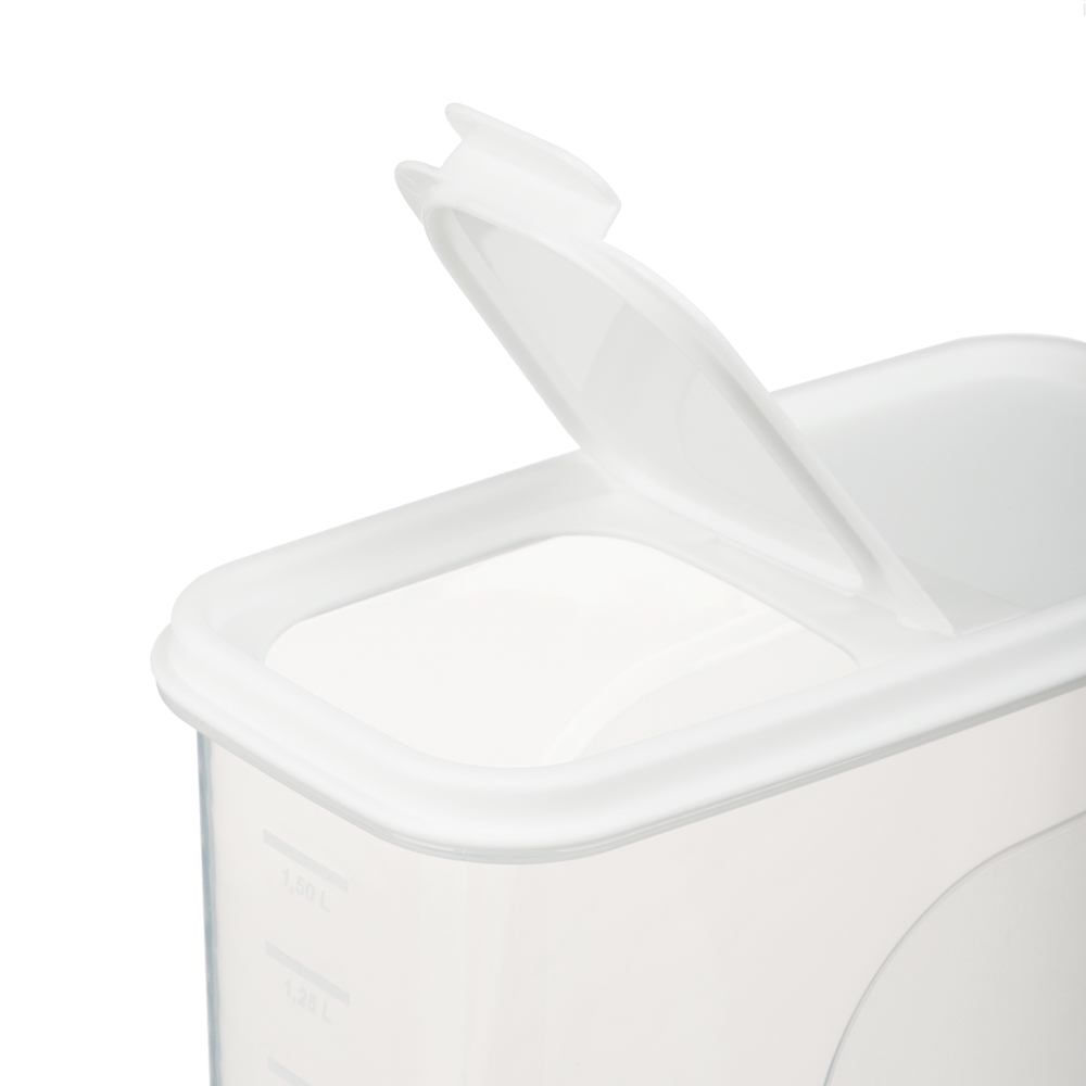 Банка для сыпучих продуктов МАШ прямоугольный 1,7л, пластик - #3