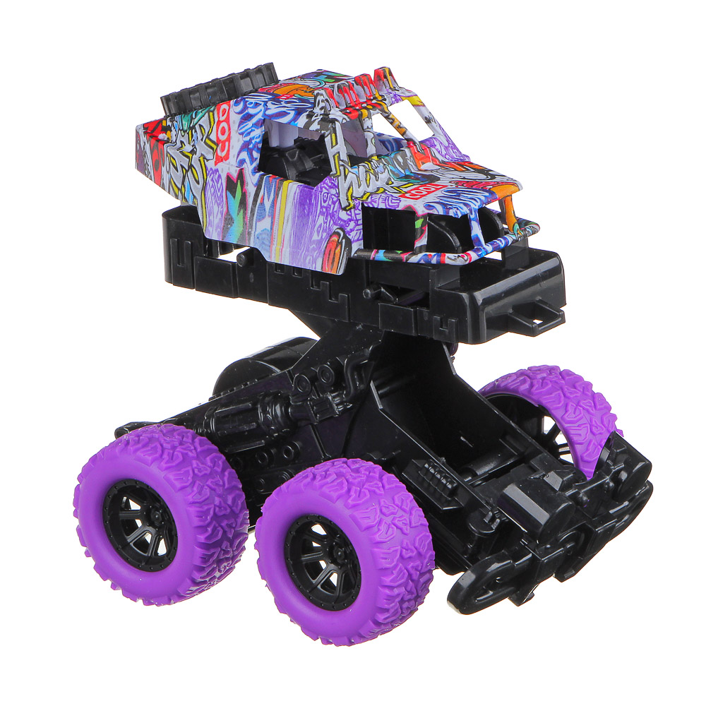 ИГРОЛЕНД Машина "Бигфут инерционный", ABS, 10х8,5х9см, 4 дизайна - #1