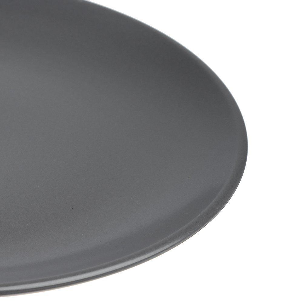 MILLIMI Тарелка подстановочная 27х3см, керамика, графит - #3