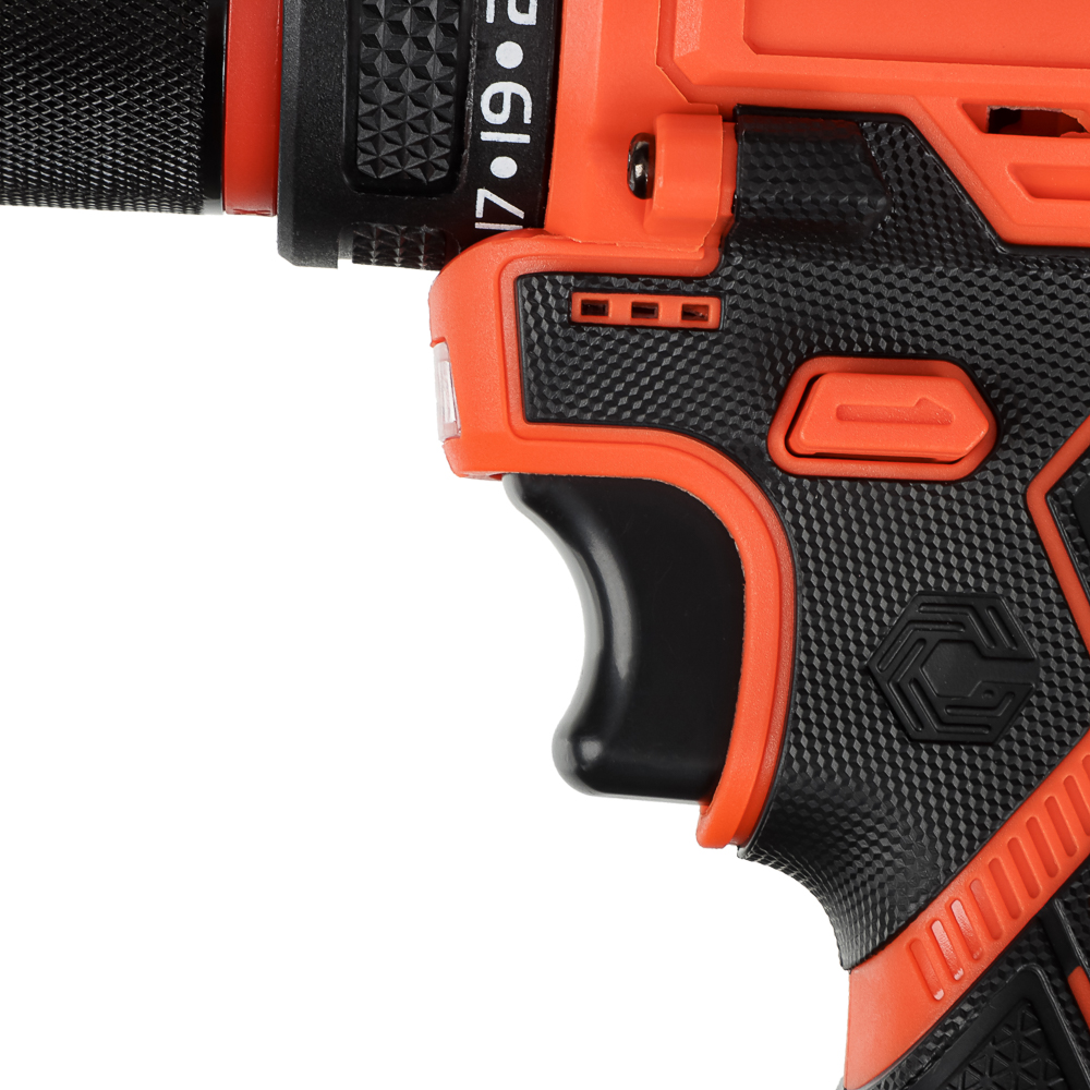 Дрель-Шуруповерт, тм ЕРМАК, аккумуляторная бесщеточная, в кейсе, 2 АКБ, 18в/2А, короткий корпус - #4