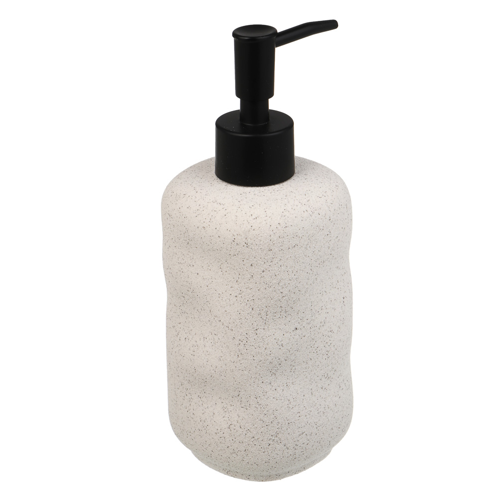 Диспенсер для жидкого мыла тм VETTA Верона 360мл, керамогранит, белый, 7,6x7,6x14/20см - #5