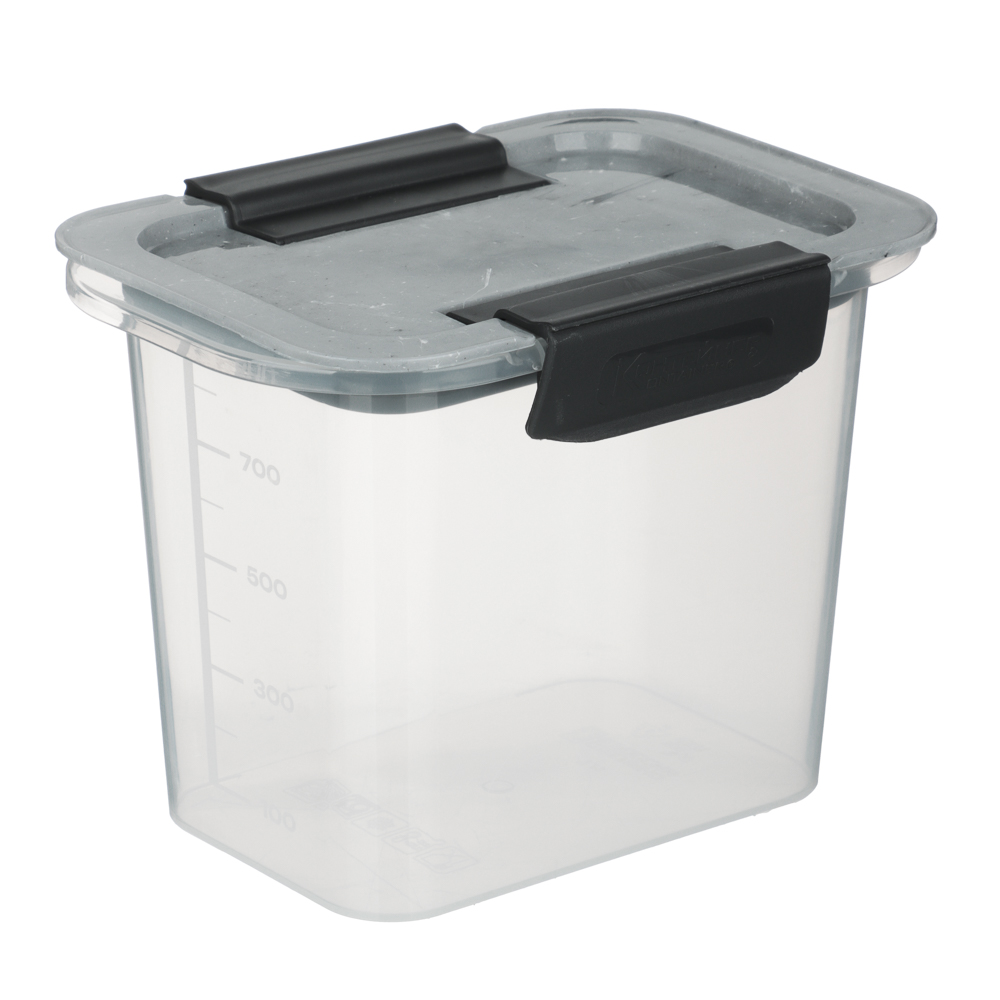 Контейнер герметичный с защелками для сыпучих продуктов 1000мл, пластик - #1