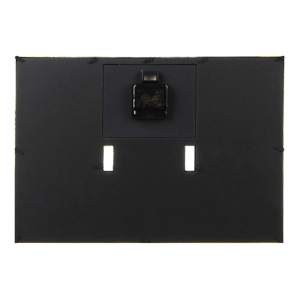 Часы настенные с фоторамкой, плавный ход, пластик, стекло, 42х29см, 1хАА, белый - #3