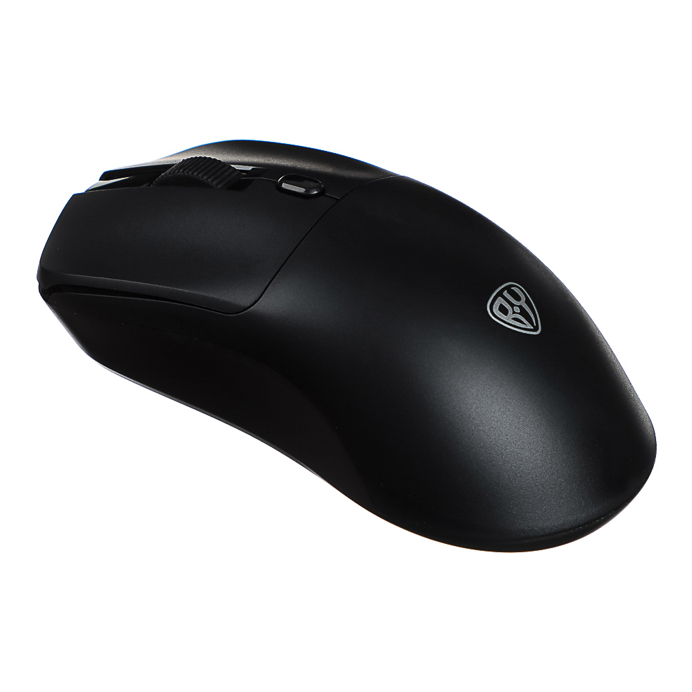 Компьютерная мышь беспроводная BY Office 2.4GHz,4D,тихий клик,800-1600DPI,SoftTouch,2xAАA,черный - #4