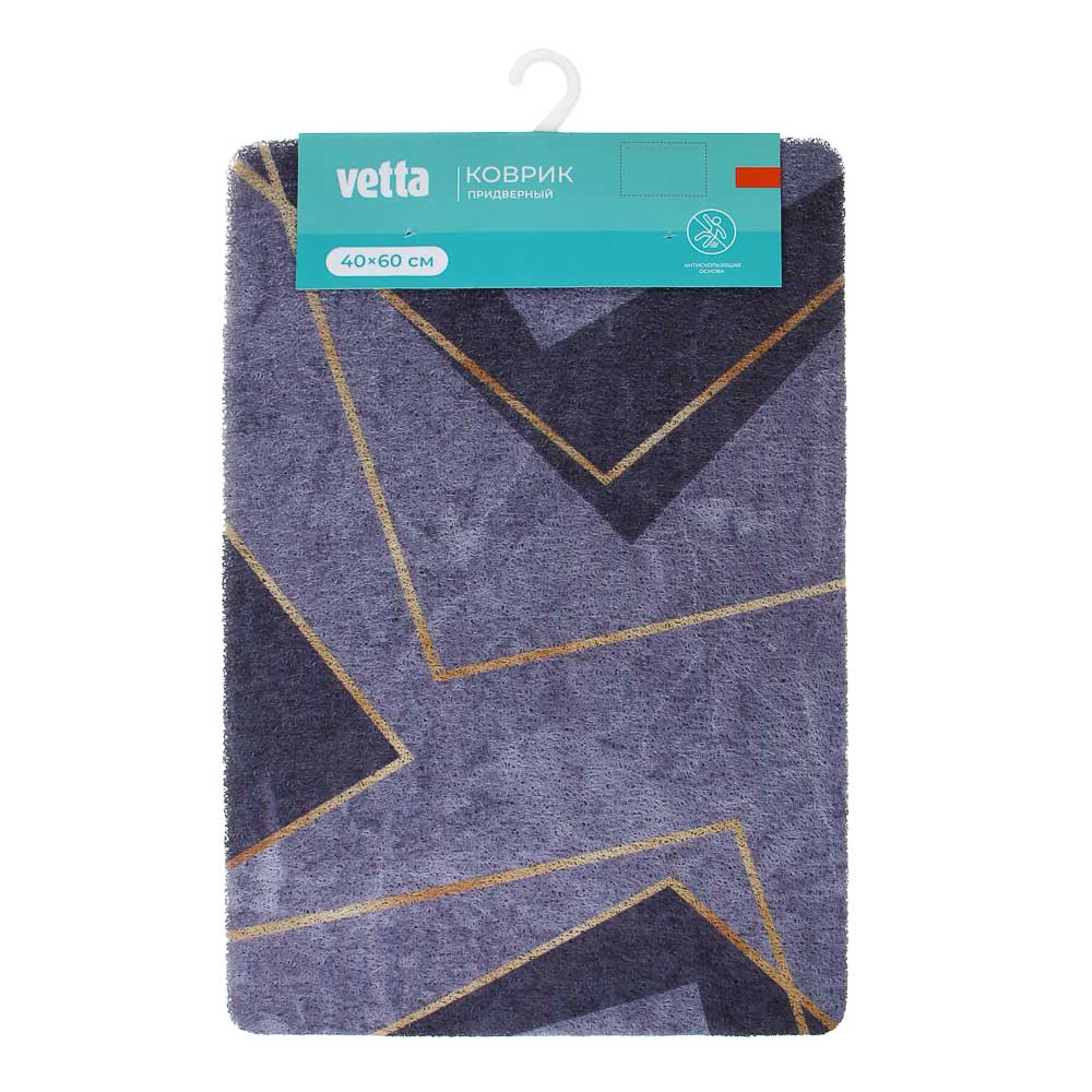 Коврик придверный тм VETTA Print, ПВХ, 39х59 см, 2 дизайна, резиновая подложка - #6