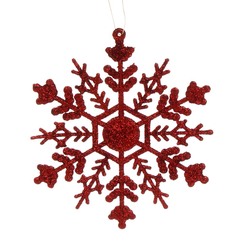 СНОУ БУМ Снежинки 10 шт, 10 см, пластик, 26-814 - #1