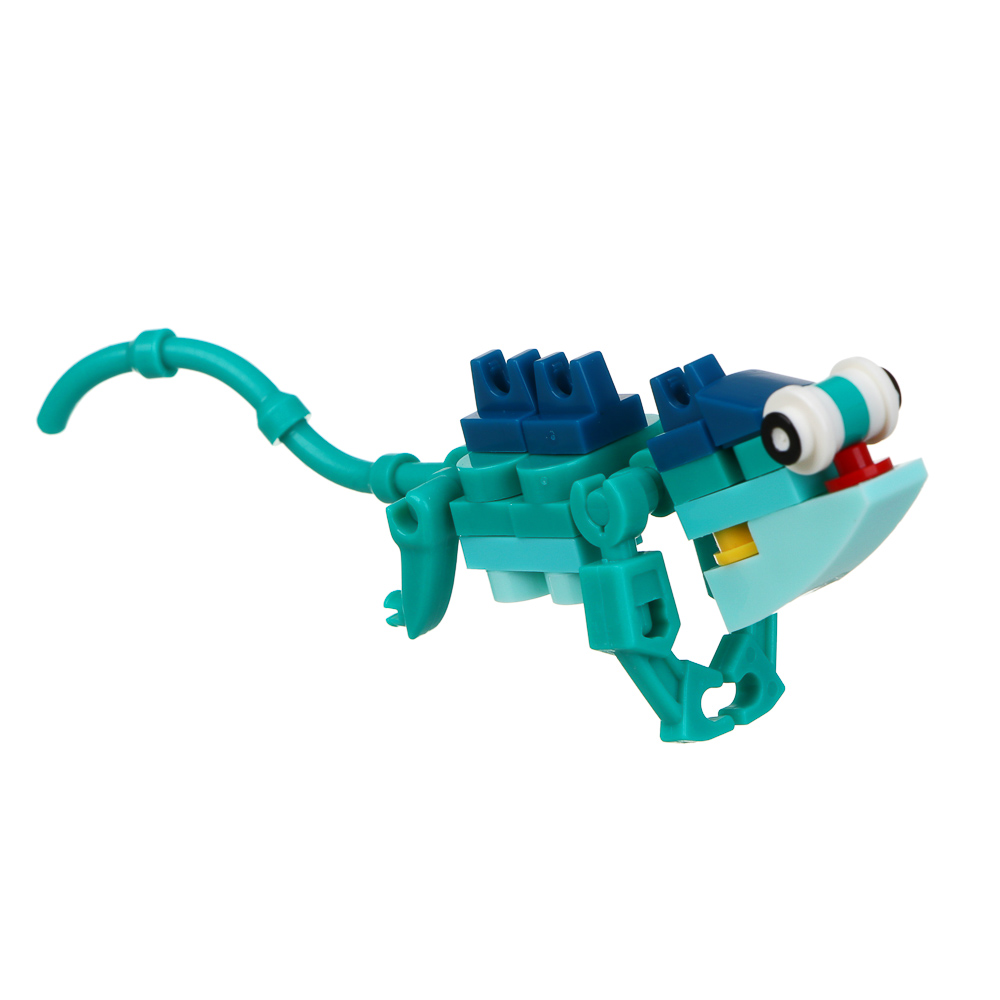 ИГРОЛЕНД Конструктор "Ящерки", от 22 до 33 деталей, РР, 11,8x16x6 см., 6 дизайнов - #6