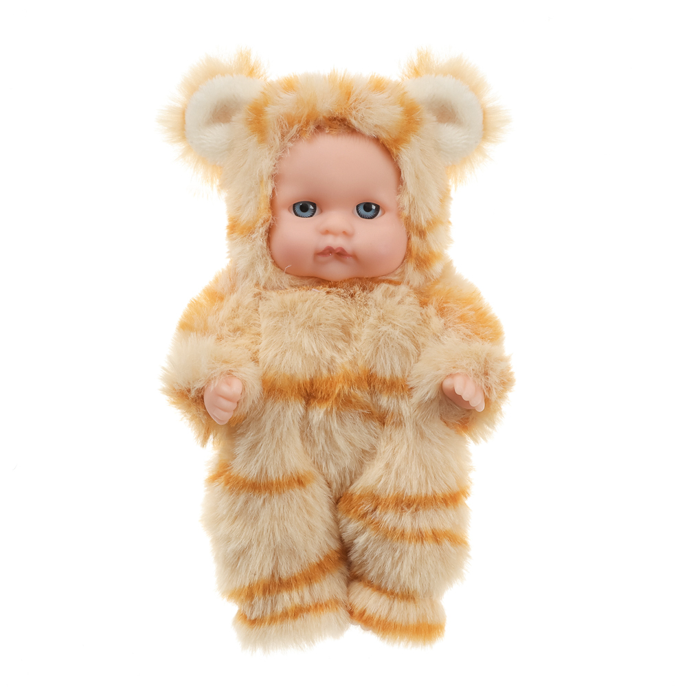 ИГРОЛЕНД Пупс в кигуруми 12 см, PVC, PP, полиэстер, 10,2х5х17 см - #3