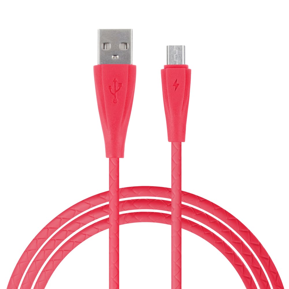 FORZA Кабель для зарядки iP/Micro USB/ Type-C, 100см, пакет, 8 цветов - #1