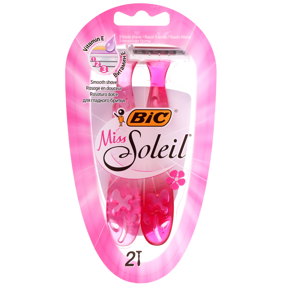 Станки для бритья женские BIC Miss Soleil, 2 шт - #1