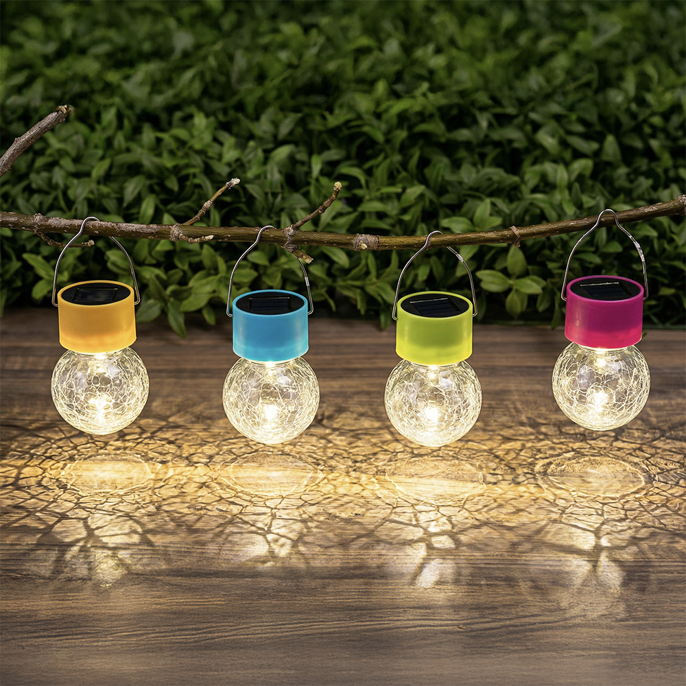 INBLOOM Фонарь на солн.батарее 9х6см 1LED белый, 1x1.2v 2/3AA 100mAh Ni-MH, пластик, стекло - #1