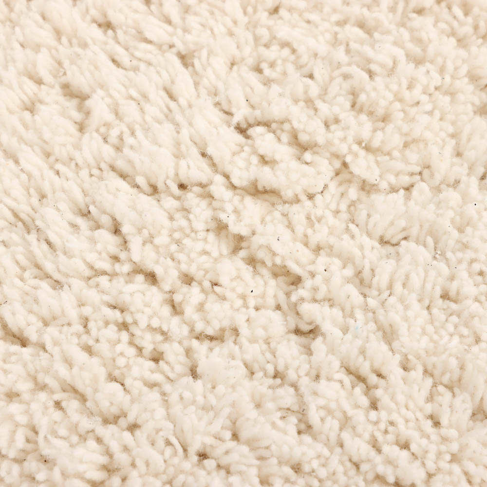 Коврик для ванной 40х60см овал TERNI кремовый, хлопок, SWM-6010-CRM-B - #3