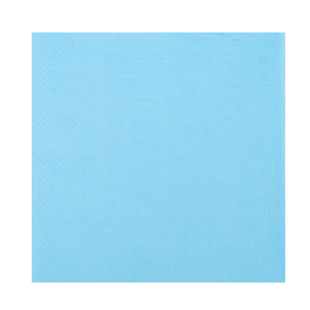 Набор бумажных салфеток, голубой - #1