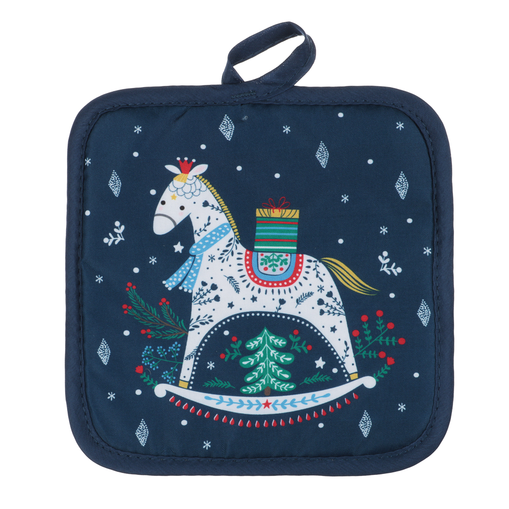 PROVANCE Нордик Прихватка, 17х17см, 100% полиэстер, лошадка - #1