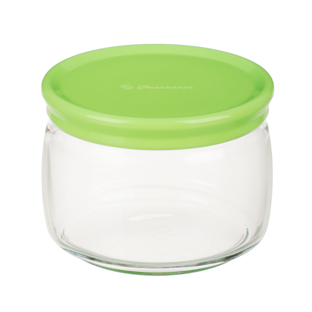 PASABAHCE Чешни Банка стеклянная с пласт. крышкой 420мл, стекло, 43002SLB - #1