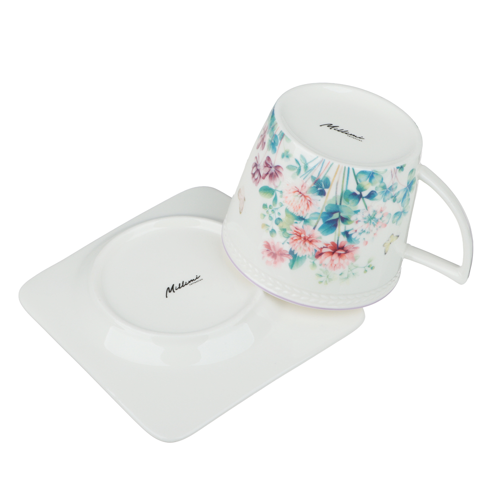 Набор чайный 2 пр., 250мл, MILLIMI, Клевер, фарфор - #6