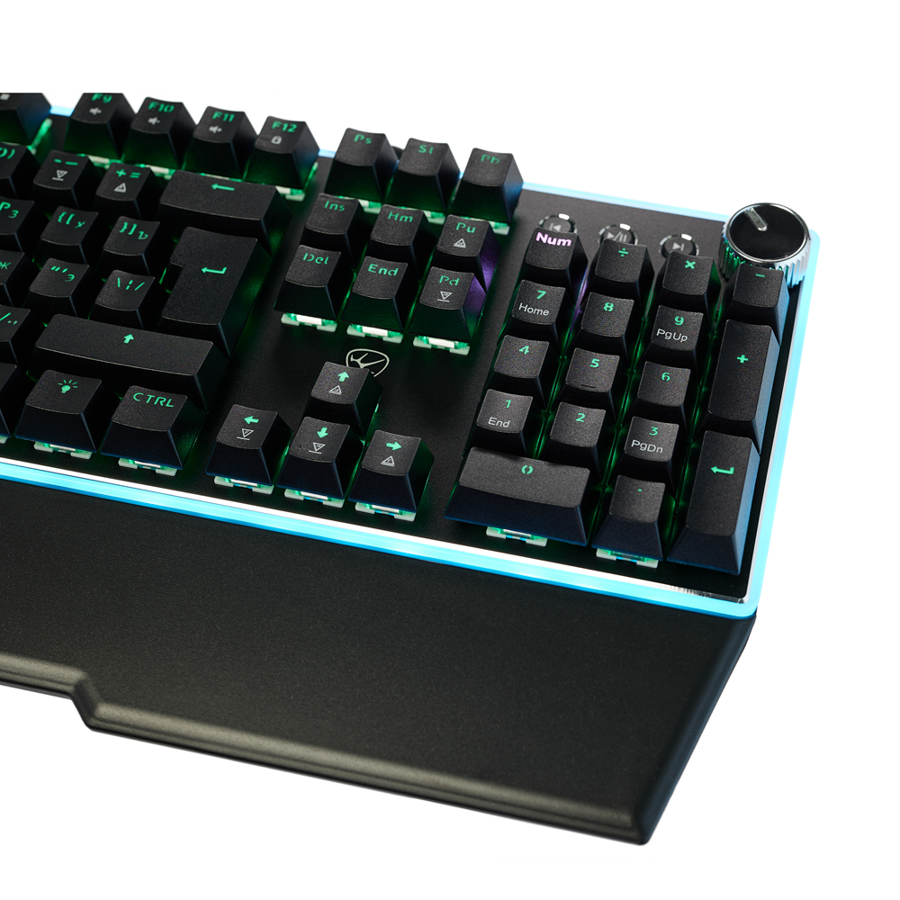 Игровая клавиатура проводная BY Pavez FULL SIZE ISO, мех., 108кл.,Outemu"Brown",RGB,2м,энкодер - #9