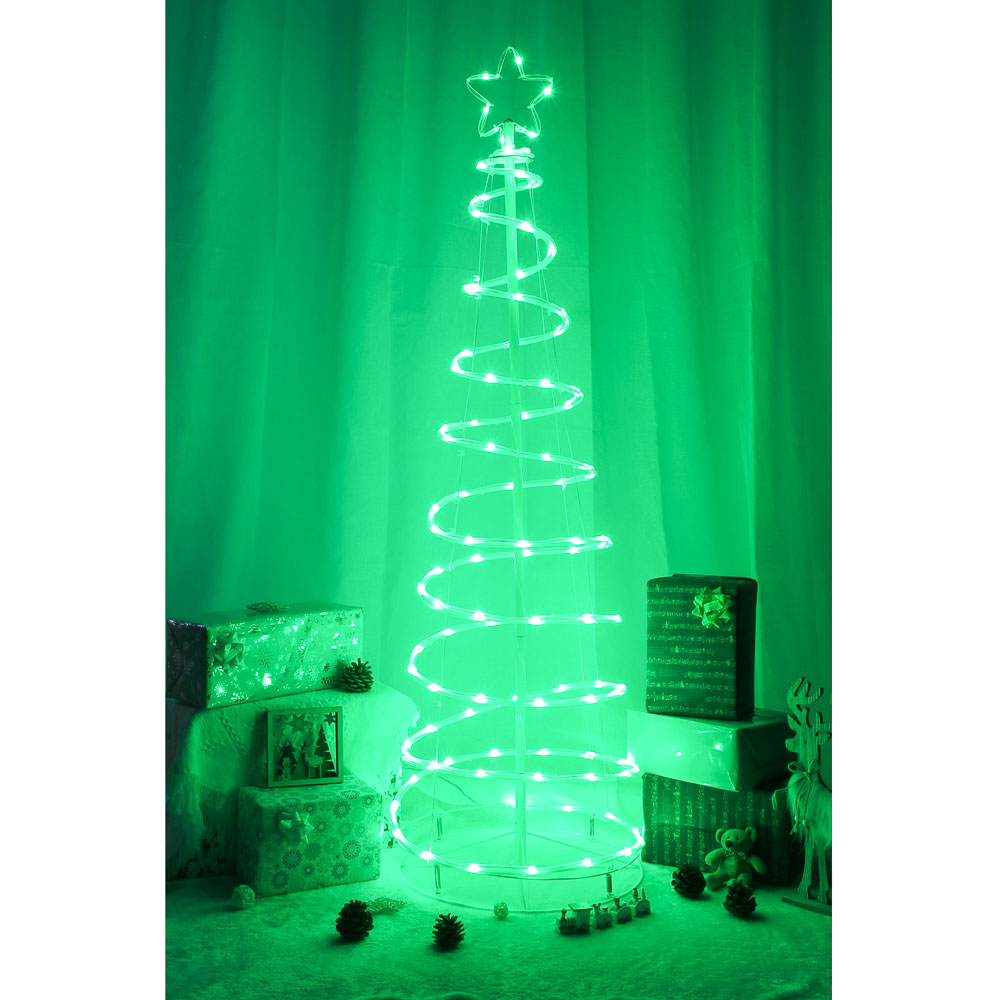 Светильник Сноубум в форме елки "Световое шоу", 1,5 м - #3